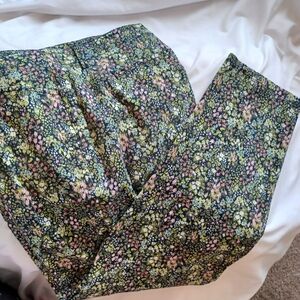 J. Jill Floral Ankle Pants - Multicolor